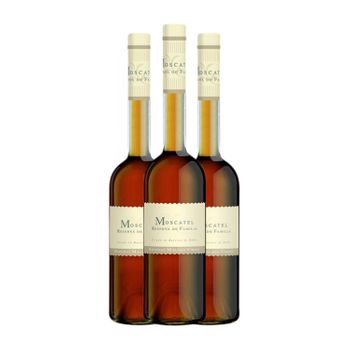 Málaga Virgen Vino Dulce Familia Sierras Reserva Botella Medium 50 Cl 15% Vol. (pack De 3 Unidades)