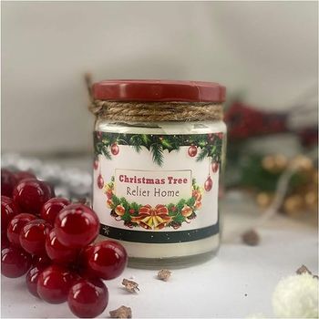 Vela Aromática De Navidad - Velas De Cera De Soja Vegetal - Aroma Christmas