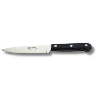 Cuchillo De Cocina Domestic Black, Acero Inoxidable, Hoja De 13 Cm, Mango Ergonómico, Fabricado En España, Keroppa