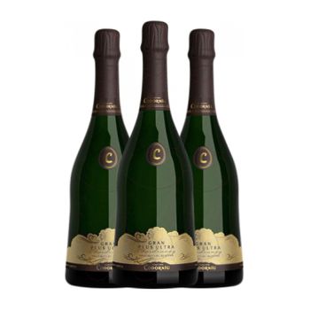 Codorníu Gran Plus Ultra Brut Nature Cava Reserva 75 Cl 11.5% Vol. (pack De 3 Unidades)