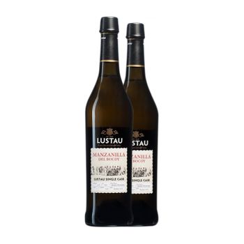 Lustau Vino Generoso Manzanilla Del Bocoy Single Cask Jerez-xérès-sherry Botella Medium 50 Cl 17% Vol. (pack De 2 Unidades)