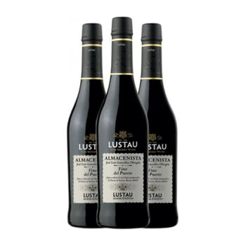 Lustau Vino Generoso Almacenista José Luis González Obregón Fino Del Puerto Jerez-xérès-sherry Botella Medium 50 Cl 15% Vol. (pack De 3 Unidades)