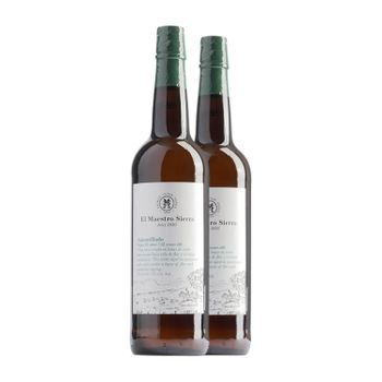 Maestro Sierra Vino Generoso Amontillado Jerez-xérès-sherry 12 Años 75 Cl 15% Vol. (pack De 2 Unidades)