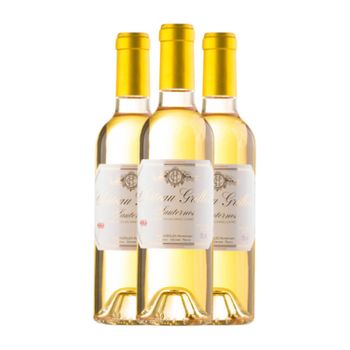 Château Grillon Vino Dulce Sauternes Media Botella 37 Cl 13.5% Vol. (caja De 3 Unidades)