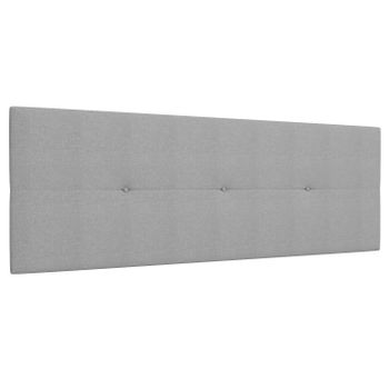 La Web Del Colchon -cabecero Tapizado Julie Para Cama De 150 (160 X 55 Cms) Gris Claro Textil Suave