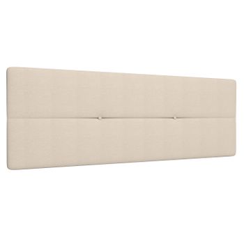 La Web Del Colchon -cabecero Tapizado Julie Para Cama De 135 (145 X 55 Cms) Beige Claro Textil Suave