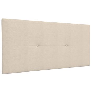 La Web Del Colchon -cabecero Tapizado Julie Para Cama De 105 (115 X 55 Cms) Beige Claro Textil Suave