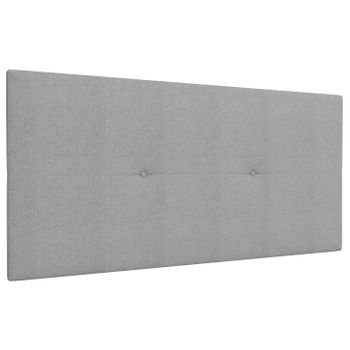 La Web Del Colchon -cabecero Tapizado Julie Para Cama De 105 (115 X 55 Cms) Gris Claro Textil Suave