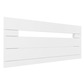 La Web Del Colchon -cabecero De Madera Rústico Provenza Para Cama De 80 (90 X 44 Cms.) Blanco Nórdico