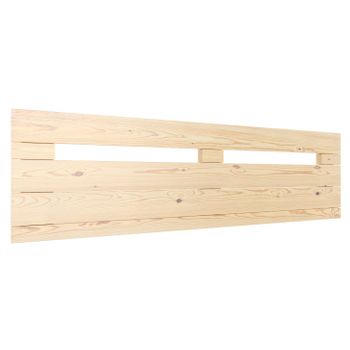 La Web Del Colchon -cabecero De Madera Rústico Provenza Para Cama De 135 (145 X 44 Cms.) Barnizado Natural