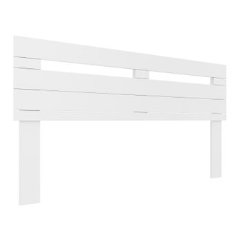 La Web Del Colchon -cabecero De Madera Rústico Provenza Para Cama De 135 (145 X 90 Cms.) Blanco Nórdico