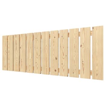 La Web Del Colchon -cabecero De Madera Rústico Córcega Para Cama De 135 (145 X 50 Cms) Barnizado Natural