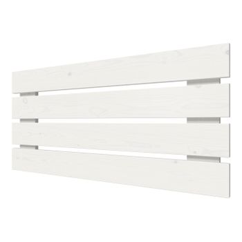 La Web Del Colchon -cabecero De Madera Rústico Lombardía Para Cama De 80 (90 X 50 Cms) Blanco Nórdico