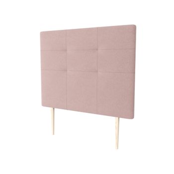 La Web Del Colchon -cabecero Tapizado Atenas Big Para Cama De 120 (130 X 165 Cms) Rosa Palo Textil Suave