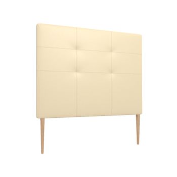 La Web Del Colchon -cabecero Tapizado Atenas Big Para Cama De 210 (220 X 165 Cms) Beige