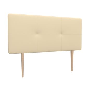 La Web Del Colchon -cabecero Tapizado Atenas Big Para Cama De 200 (210 X 115 Cms) Beige