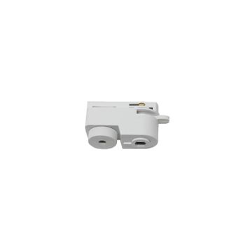 Conector Adaptador De Carril Monofásico Blanco O Negro Blanco  Blanco