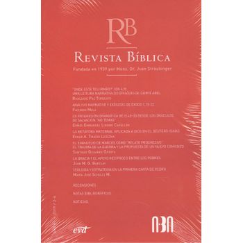 Revista Bíblica. Año 81