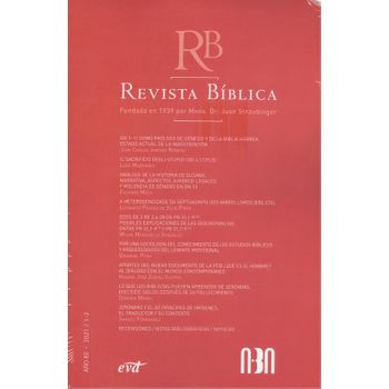 Revista Biblica 2021/1-2-año 83