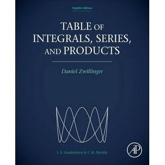 Table Of Integrals, Series, And Products