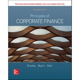 Principles Of Corporate Finance