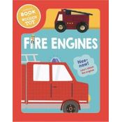 Fire Engine. Wooden Vehicle Set
