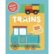 Trains. Book & Wooden Vehicle