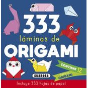 333 Láminas De Origami Azul