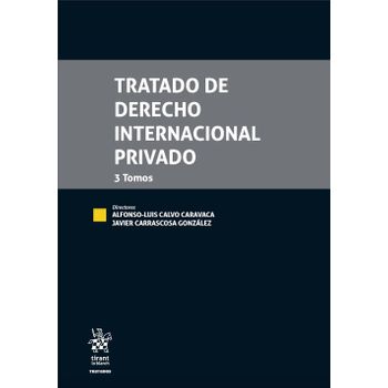 Estuche 3 Vols Tratado De Derecho Internacional Privado