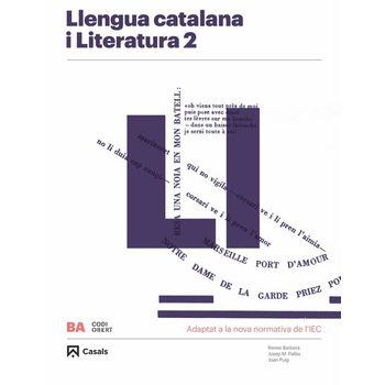 Llengua Catalana I Literatura 2 Ba 2020