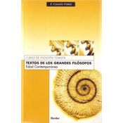 Textos De Los Grandes Filósofos: Edad Contemporánea.
