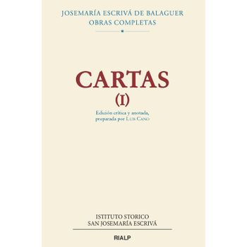 Cartas I (edición Crítico-histórica). Rústica