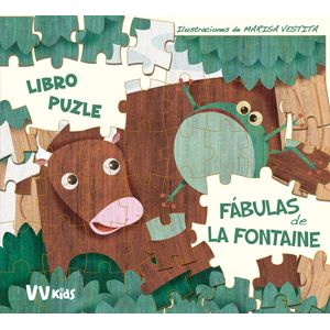 Fabulas De La Fontaine Libro Puzzle + 5 Años