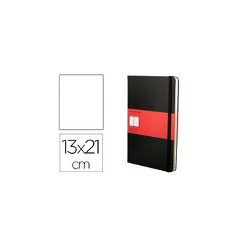 Libreta Moleskine Tapa Dura Indice 240 Hojas Color Negro Cierre Con Goma 130x210 Mm