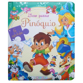 Livro Puzzle Pinoquio