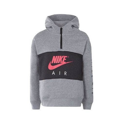 Sudadera Con Capucha Ni o Nike 342s geh Gris Negro con Ofertas en