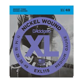 Juego Cuerdas Para Guitarra Electrica Exl115