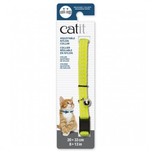 Collar Para Gatos Breakaway Reflectante Catit, Amarillo