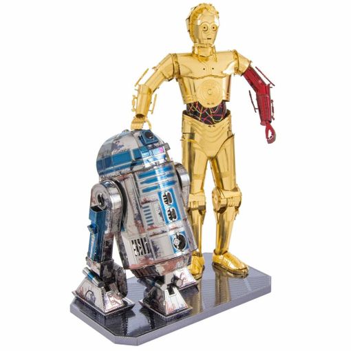 Metal Earth Kit De Modelo A Escala 3d De Star Wars R2d2 & C-3po