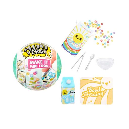 MGA's Miniverse Make It Mini Food Diner Series 1 - Juego de Resina DIY en  Bola Opaca - Ingredientes y Accesorios de Cocina Sorpresa - Para Niños y