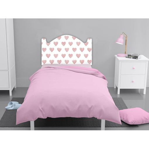 Cabecero Cama Infantil Corazones Rosamarillos 100 X 60 Cm