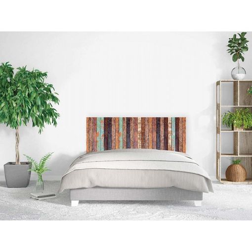 R55-105 Cm- Cabecero Tapizado, Válido Para Cama 90-105 Cm, Color Blanco con  Ofertas en Carrefour