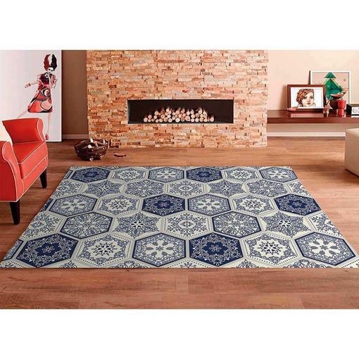 Alfombra Vinílica Deblon Con Ribete, Alfombra De Pvc Antideslizante Y  Resistente Gris, 60 X 90cm con Ofertas en Carrefour