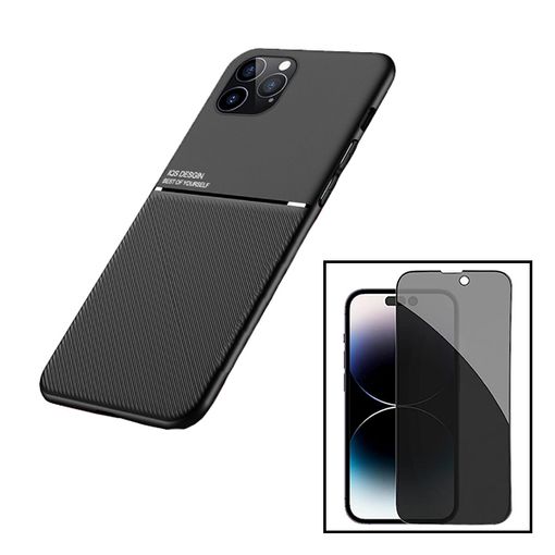 Kit Capa Magnetica Luxarmor + Anti-spy Vidro Full Cover Para Apple Iphone  15 Plus - Preto con Ofertas en Carrefour