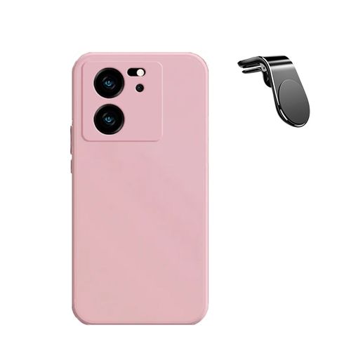 Kit Suporte De Carro L + Capa Fléxivel Silicone Phonecare Para Xiaomi 13t -  Rosa con Ofertas en Carrefour