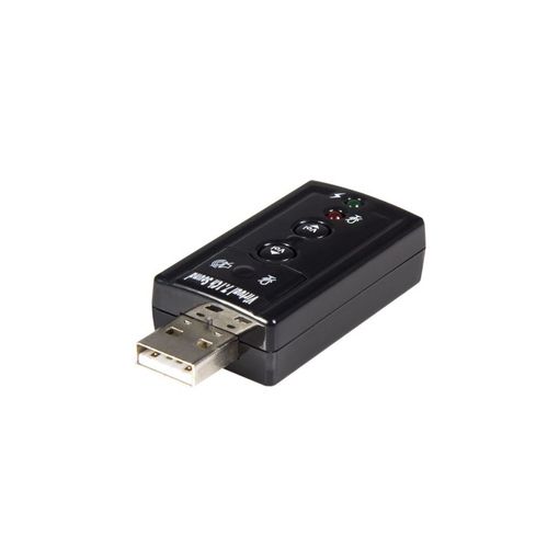 Tarjeta de sonido TypeC a audio, portátil de 7.1 canales, tarjeta de sonido  externa 2 en 1, adaptador de audio USB, tarjeta de sonido estéreo externa