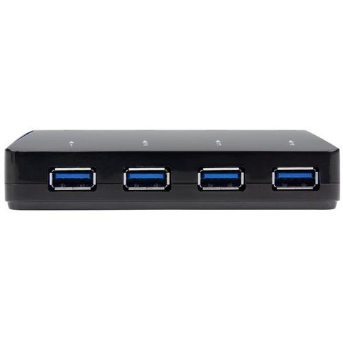 Startech.com Hub Usb-c Autoalimentado De 4 Puertos Con Interruptores  Individuales - Concentrador Usb 3.0 A 5 Gbps Con Fuente De Alimentación - Ladrón  Usb Tipo C A Usb-a - Bc 1.2 con