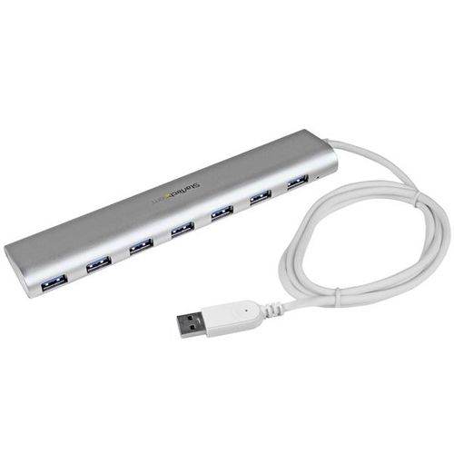 Startech.com Hub Usb-c Autoalimentado De 4 Puertos Con Interruptores  Individuales - Concentrador Usb 3.0 A 5 Gbps Con Fuente De Alimentación - Ladrón  Usb Tipo C A Usb-a - Bc 1.2 con