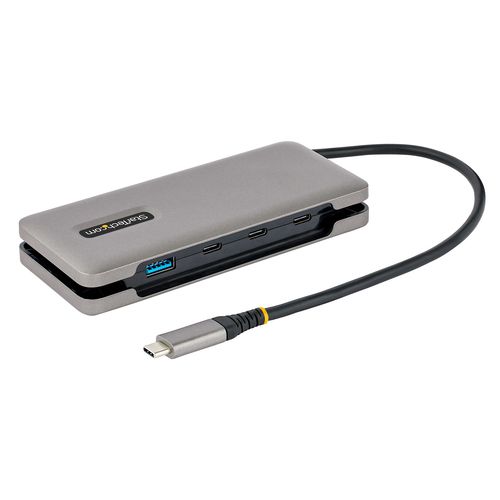 StarTech.com Hub USB-C Autoalimentado de 7 puertos con Interruptores  Individuales - Concentrador USB 3.0 a 5 Gbps con Fuente de Alimentación - Ladrón  USB Tipo C a USB-A - BC 1.2, 2