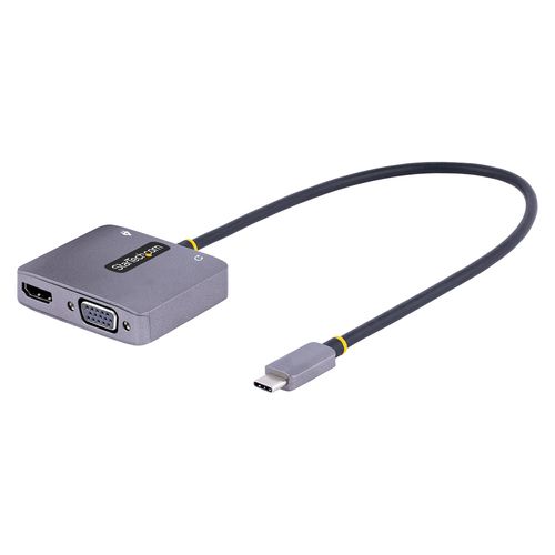 Startech .Com Adaptador Multipuertos Usb C, Usb Tipo C A Hdmi, Vídeo De 4K,  Pd –